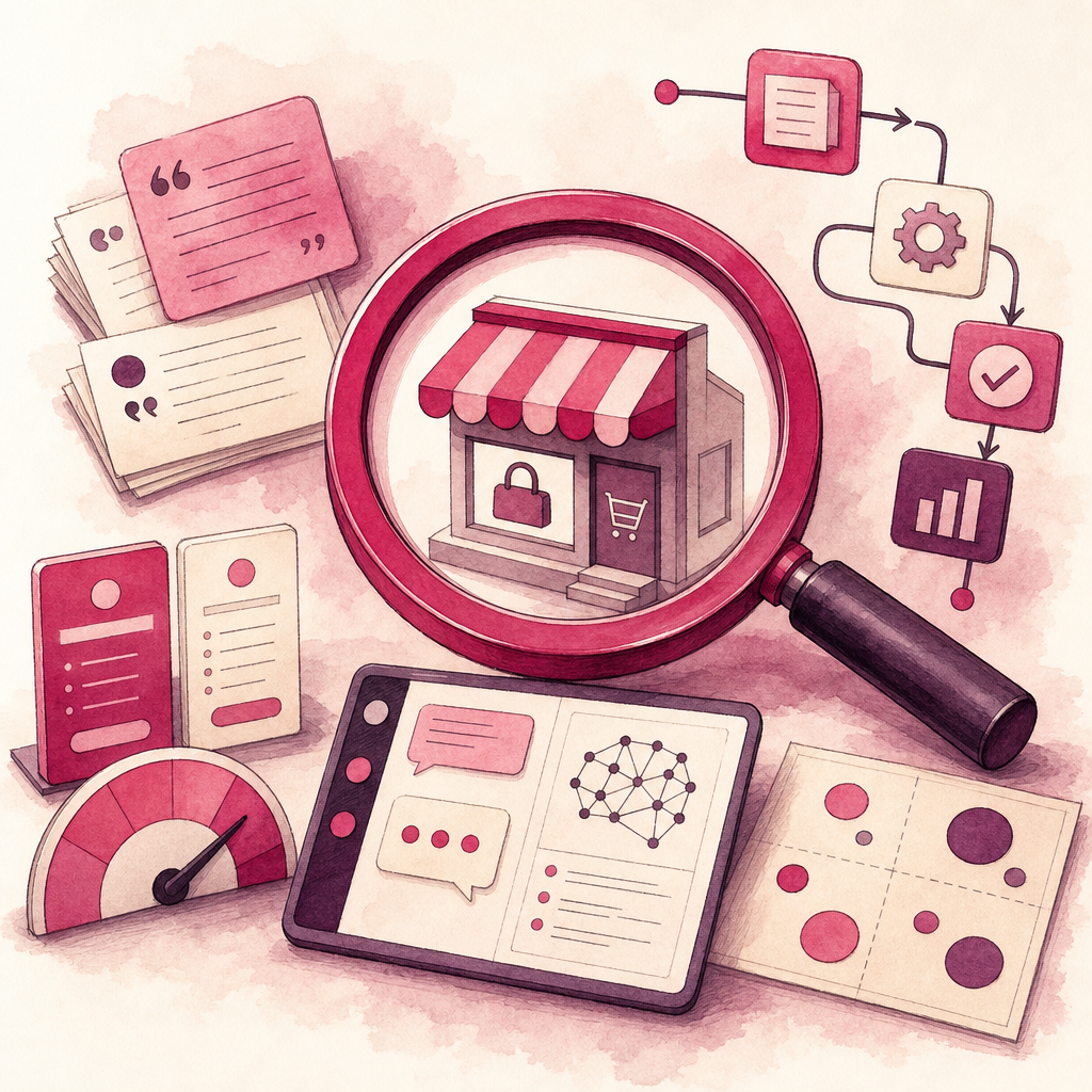 AI e-commerce store audit tool for new Shopify stores