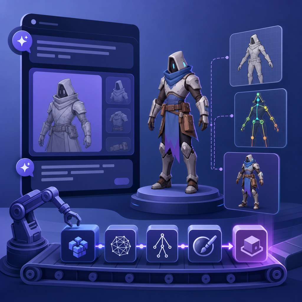Game-ready AI character generator: a real indie SaaS gap